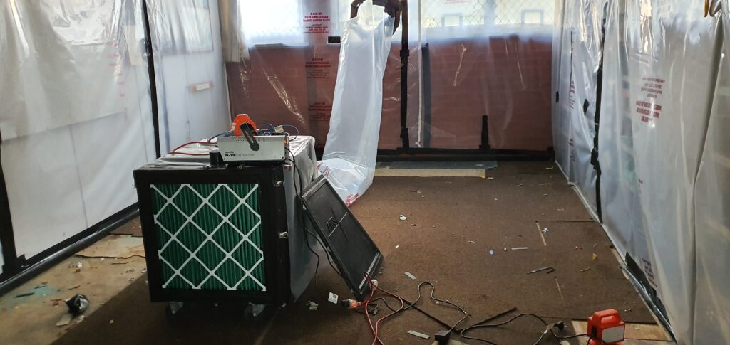 EnviroScience Construction and Demolition Asbestos Removal Enclosure Structure