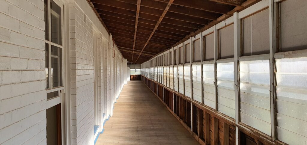 EnviroScience Construction Asbestos Ceiling Removal Heritage Hospital Building